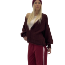 cardigan con bottoni e tasche frontali bottoncino